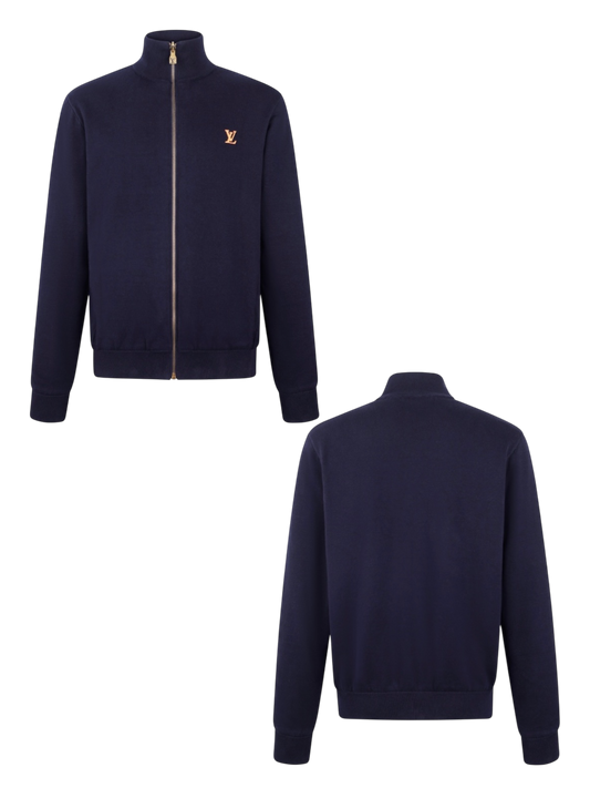 LOUIS VUITTON 26FW DOUBLE-SIDED BLEND LOGO BADGE SWEATSHIRT – HIGH END