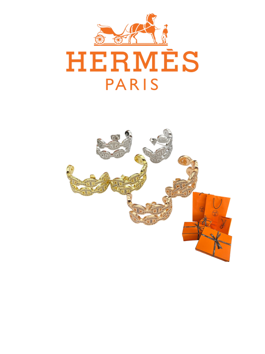 HERMÈS CHAINE D'ANCRE EARINGS – Full Set  - 1:1 HIGH END