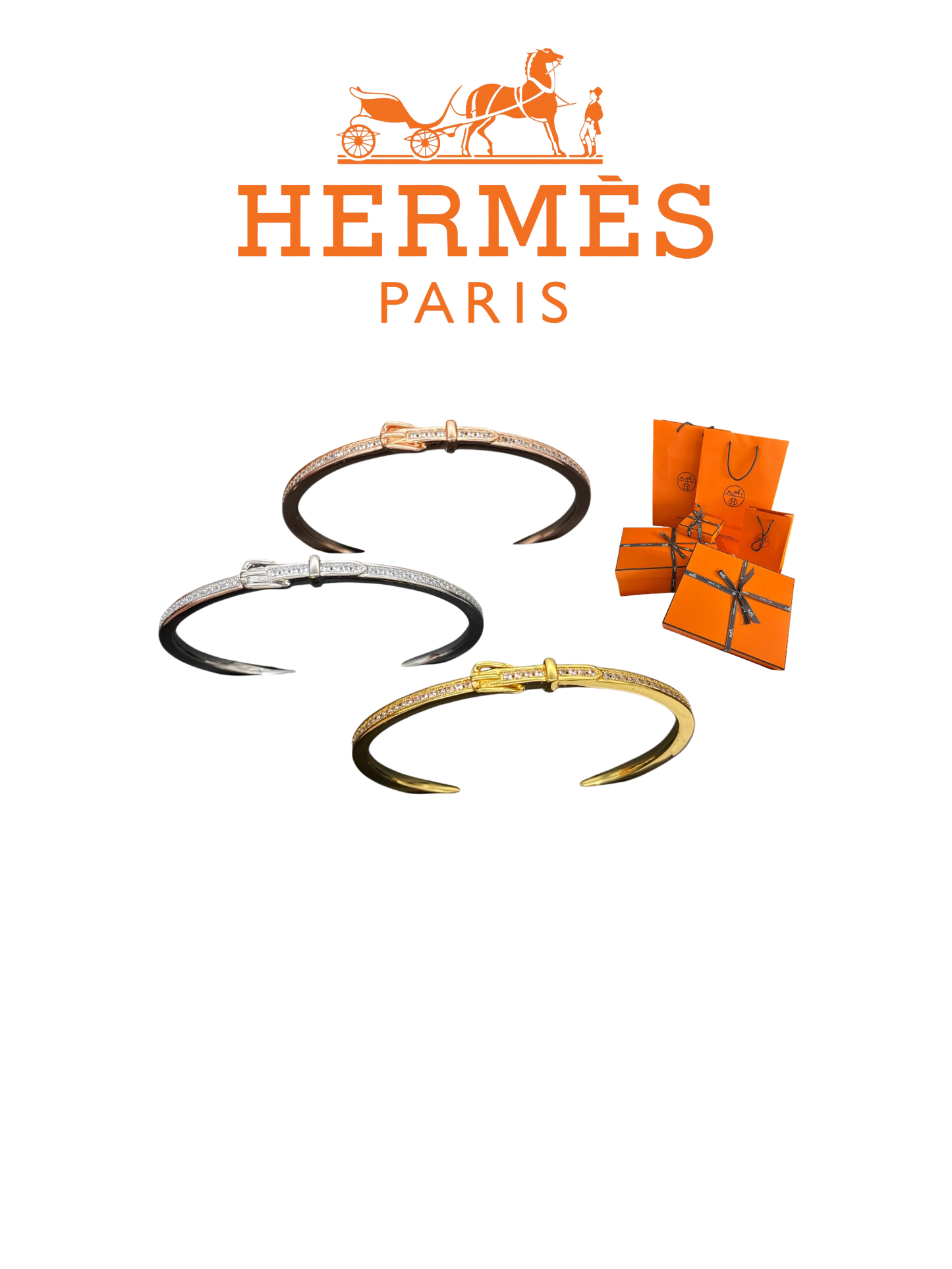 HERMÈS KELLY BRACELET – Full Set - 1:1 HIGH END