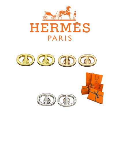 HERMÈS CHAINE D'ANCRE EARINGS – Full Set - 1:1 HIGH END