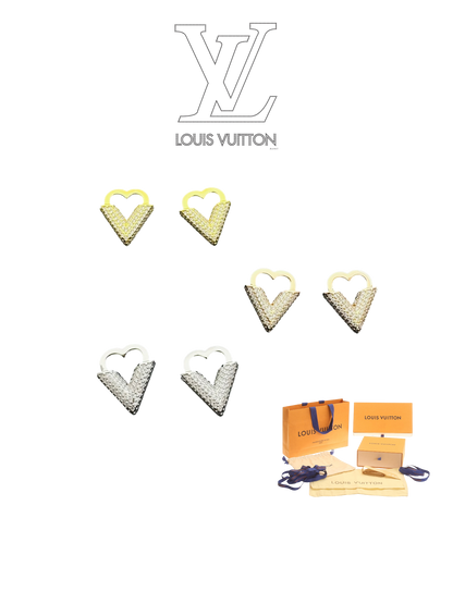 LOUIS VUITTON ESSENTIAL LOVE EARRINGS – Full Set - 1:1 HIGH END