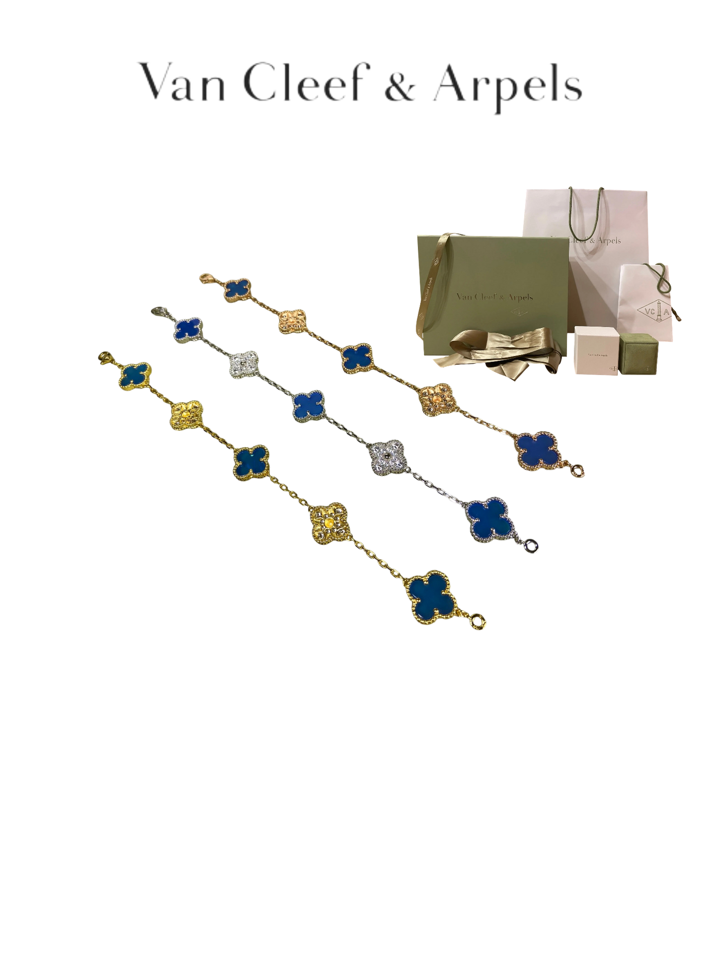 VAN CLEEF&ARPELS VINTAGE ALHAMBRA – Full Set  - 1:1 HIGH END