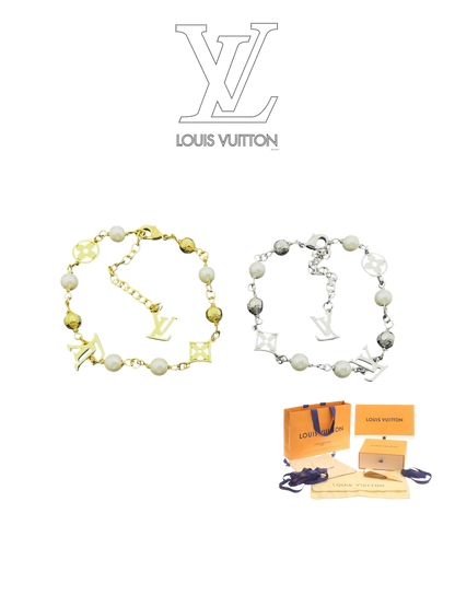 LOUIS VUITTON PEARL MONOGRAM BRACELET – Full Set - 1:1 HIGH END