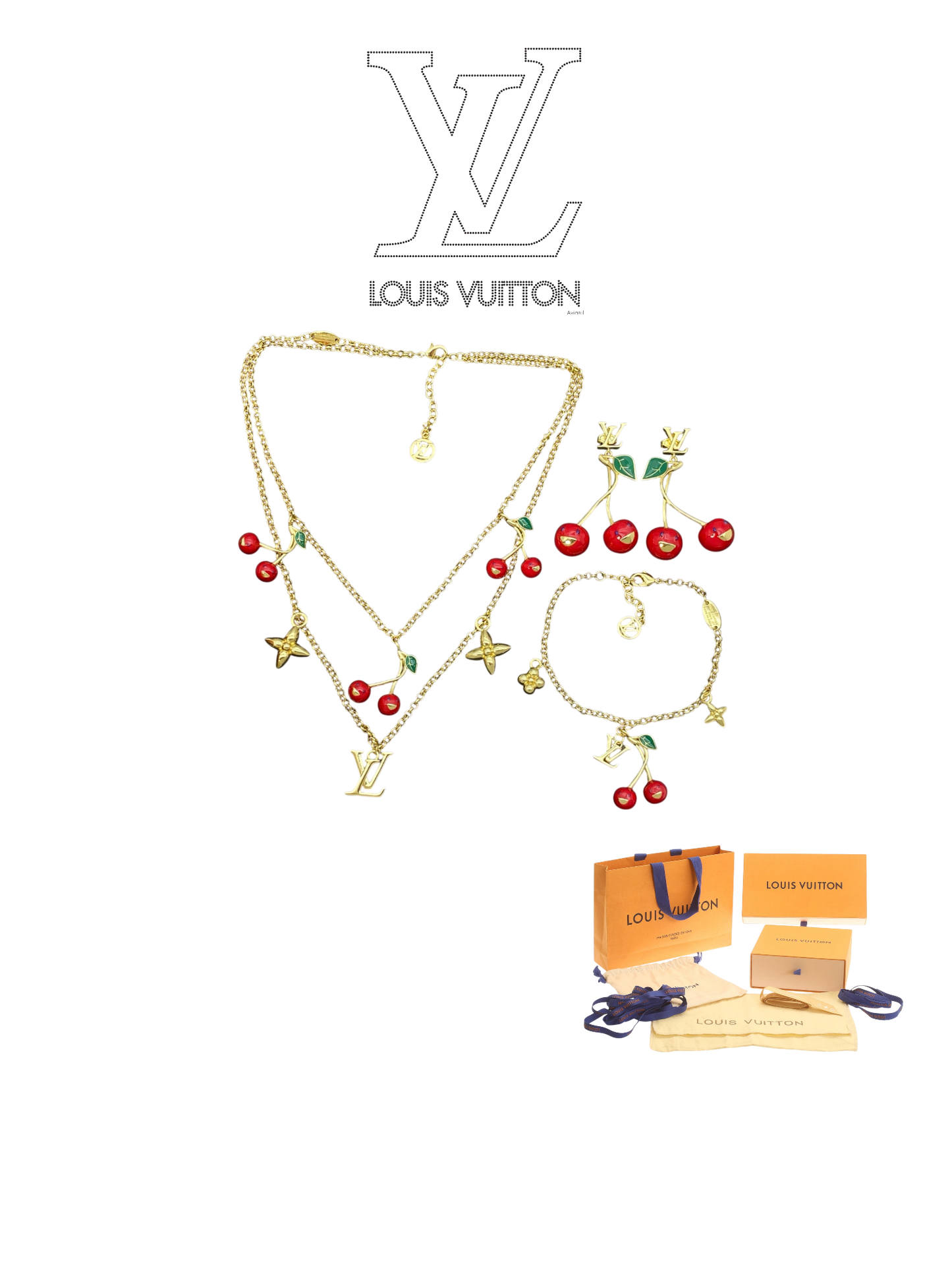 LOUIS VUITTON × TAKASHI MURAKAMI CERISE – Full Set - 1:1 HIGH END
