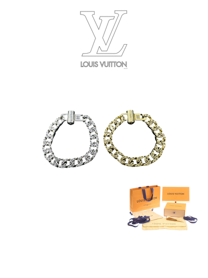 LOUIS VUITTON LV MONOGRAM CHAIN BRACELET – Full Set - 1:1 HIGH END