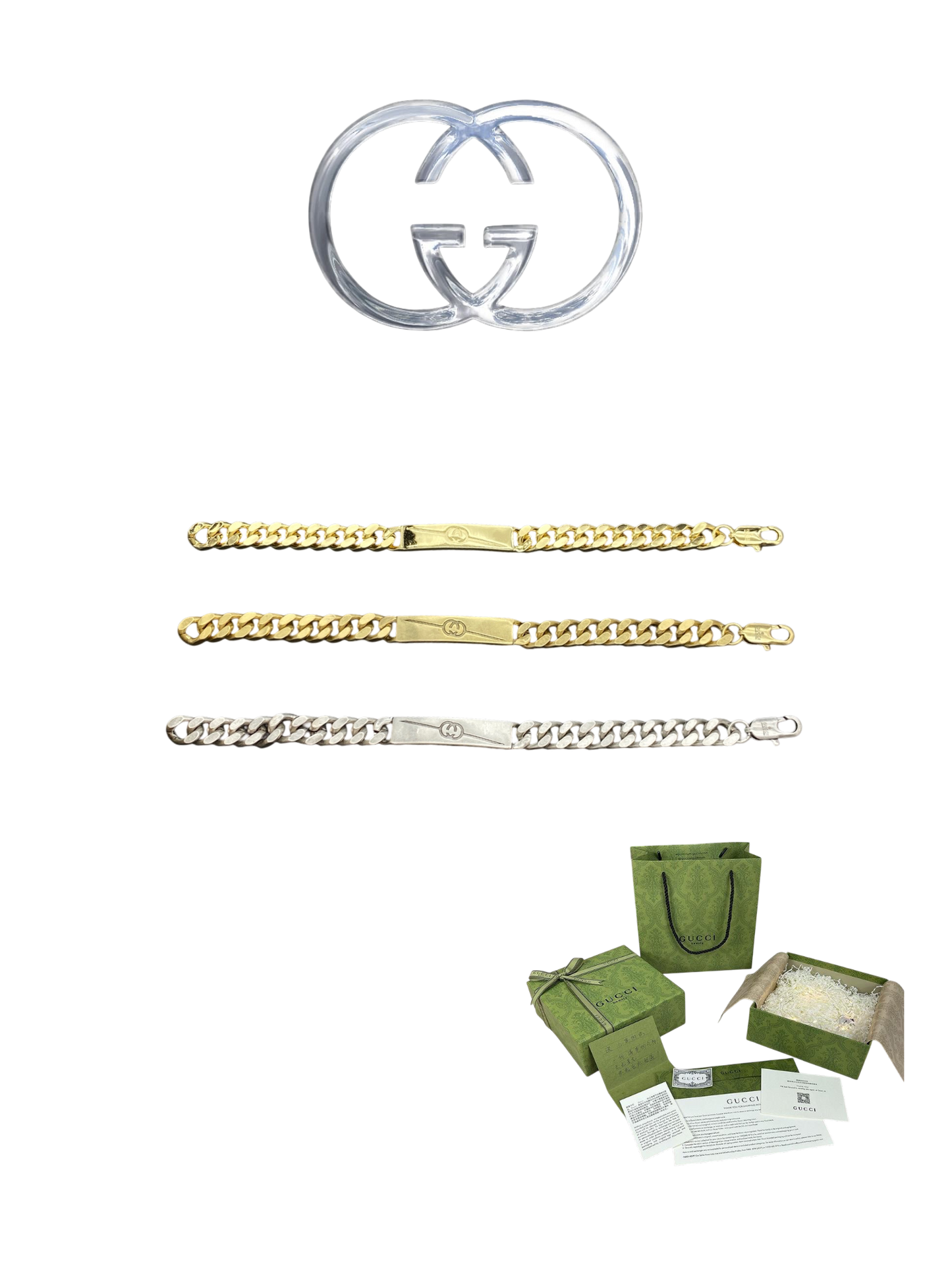 GUCCI DIAGONAL INTERLOCKING G – Full Set - 1:1 HIGH END