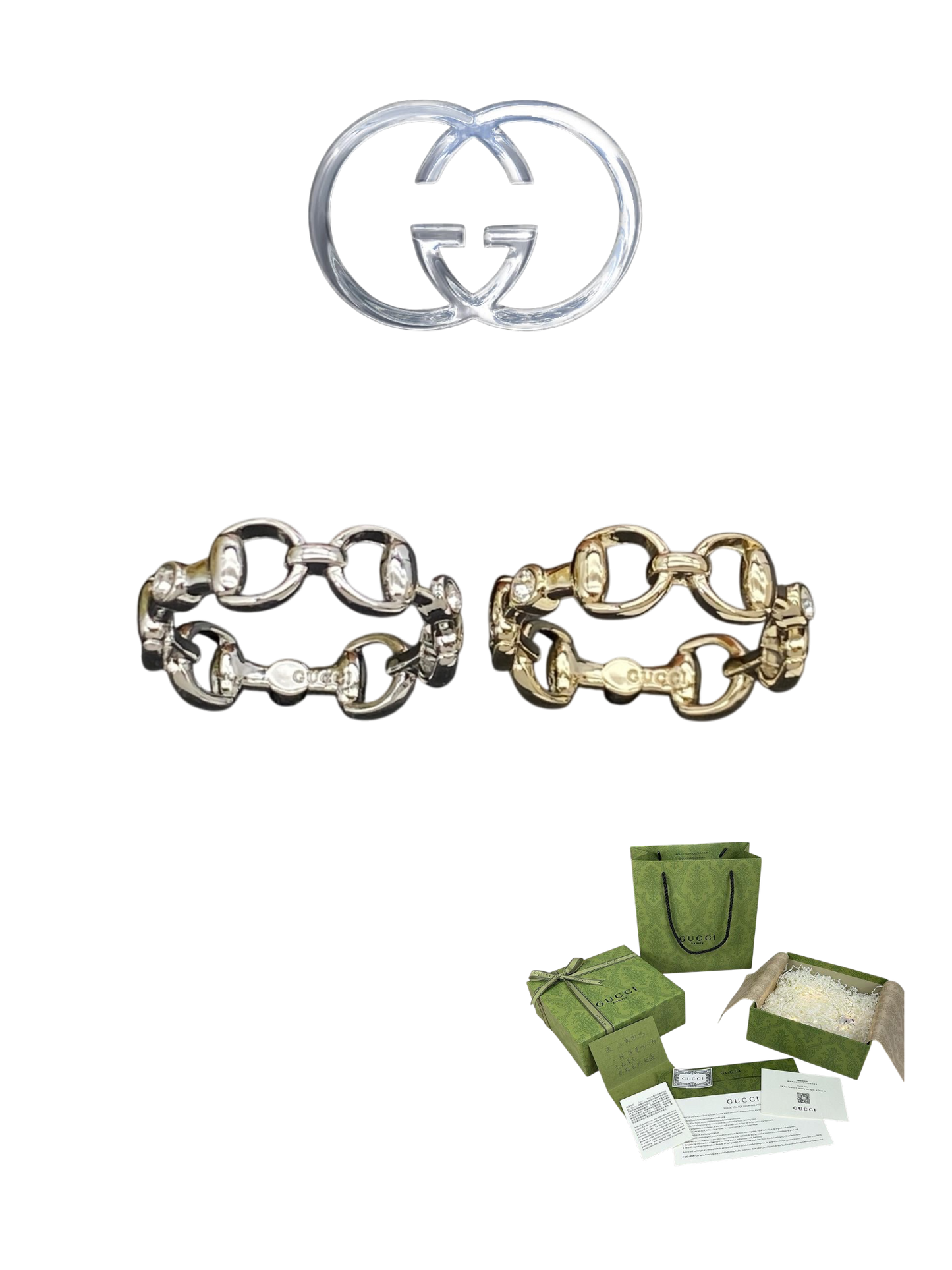 GUCCI HORSEBIT RING – Full Set - 1:1 HIGH END