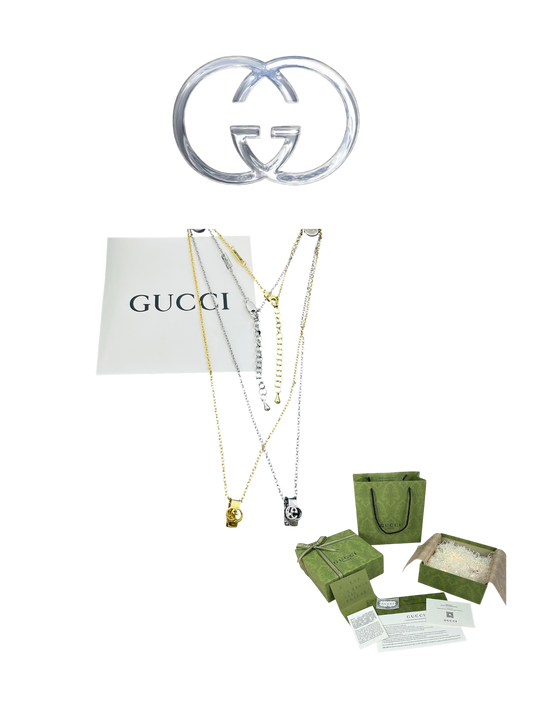 GUCCI INTERLOCKING G NECKLACE – Full Set - 1:1 HIGH END