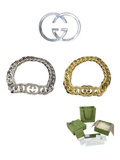 GUCCI INTERLOCKING G CHAIN BRACELET – FULL SET - 1:1 HIGH END
