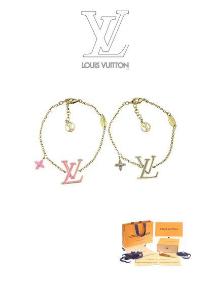 LOUIS VUITTON LV ENAMEL MONOGRAM BRACELET – FULL SET – 1:1 HIGH END