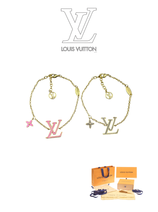 LOUIS VUITTON LV ENAMEL MONOGRAM BRACELET – FULL SET – 1:1 HIGH END