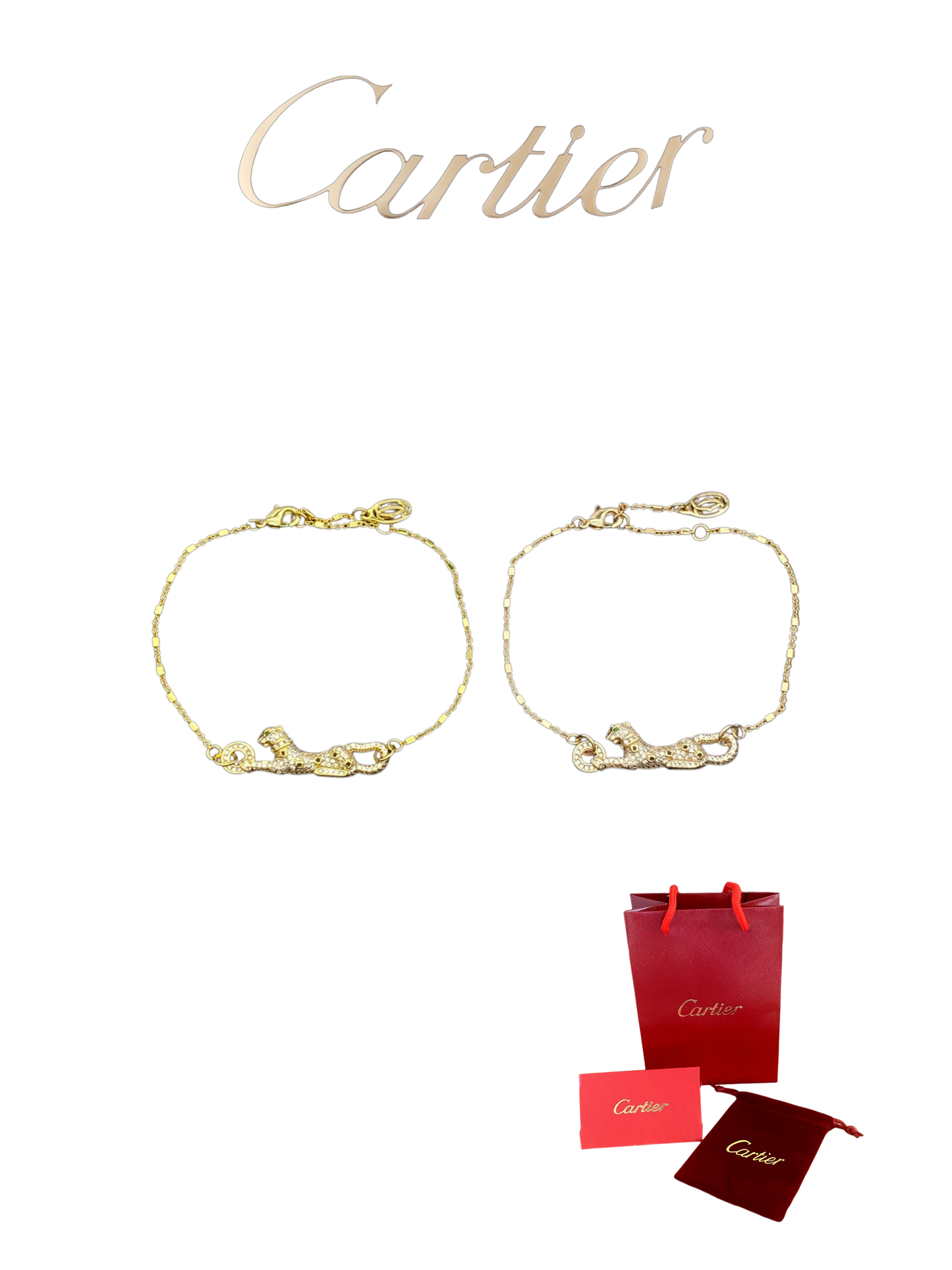 CARTIER CRYSTAL BRACELET – FULL SET – 1:1 HIGH END