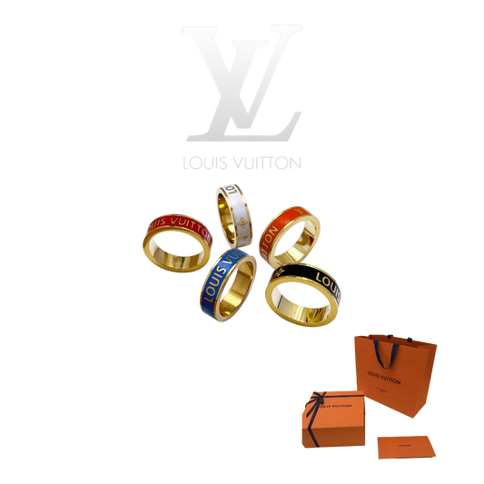LOUIS VUITTON ENAMEL RING – Full Set  - 1:1 HIGH END