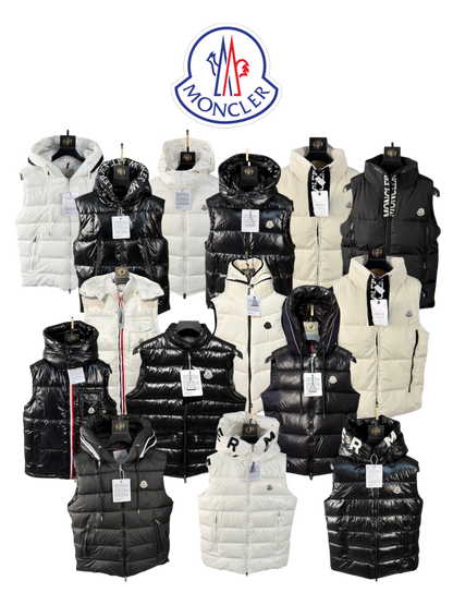 MONCLER DOWN VEST RETRO COLLECTION – 1:1 HIGH END