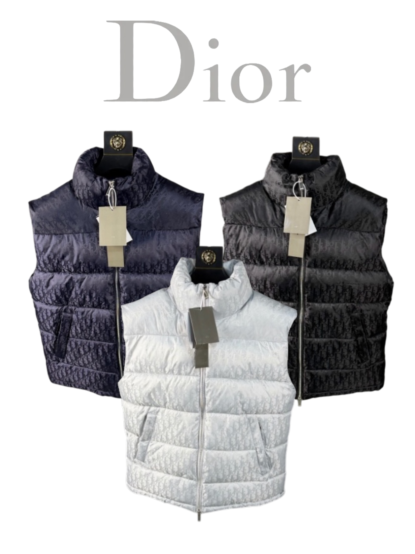 DIOR OBLIQUE RETRO DOWN VEST – 1:1 HIGH END