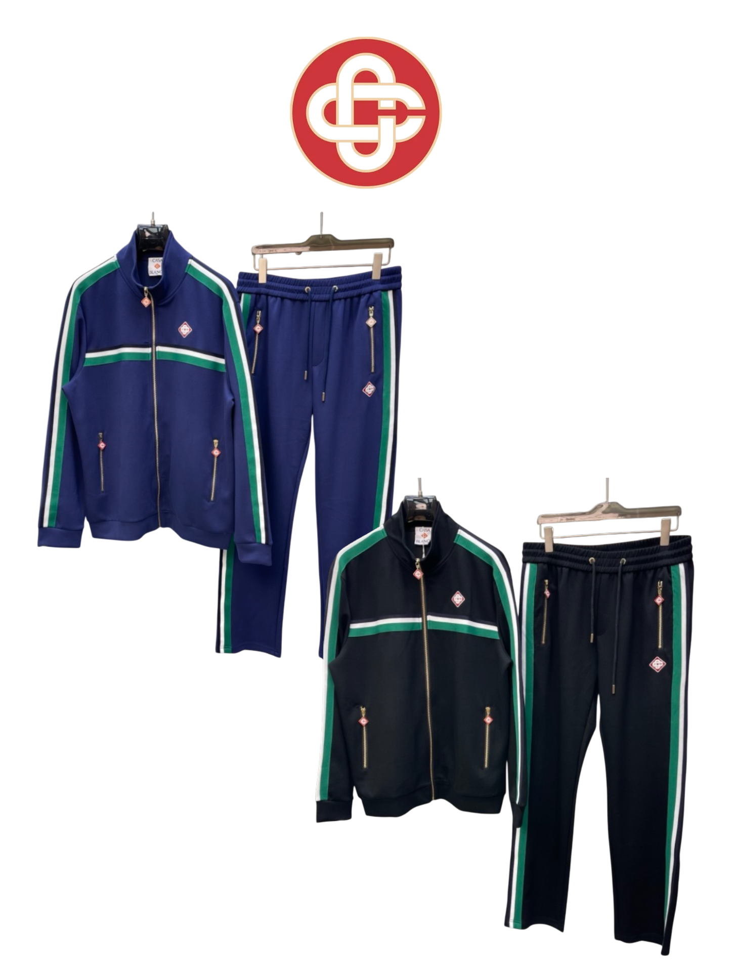 CASABLANCA TRACKSUIT SET – 2 COLORS – M-XXXXL – HIGH END