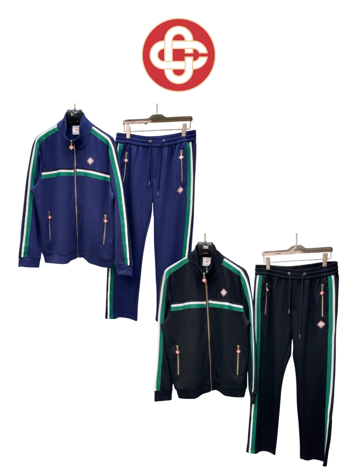 CASABLANCA TRACKSUIT SET – 2 COLORS – M-XXXXL – HIGH END