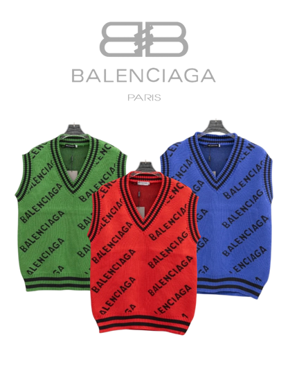 BALENCIAGA V-NECK KNITTED WOOL VEST – 1:1 HIGH END