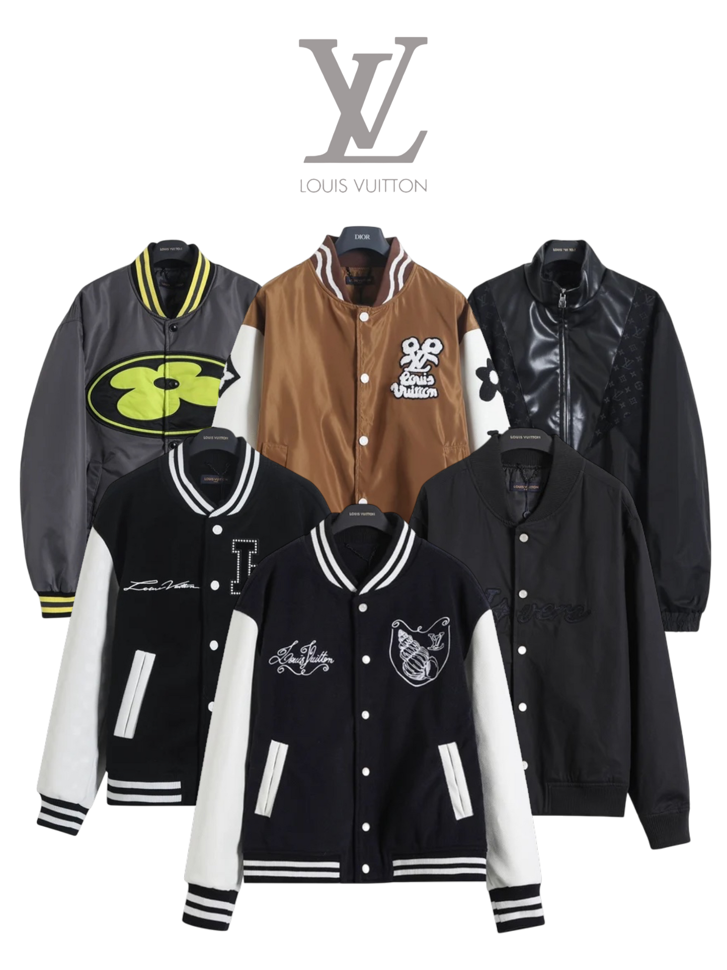 LOUIS VUITTON 25FW MONOGRAM JACKET – INDIVIDUAL PIECE – 1:1 HIGH END