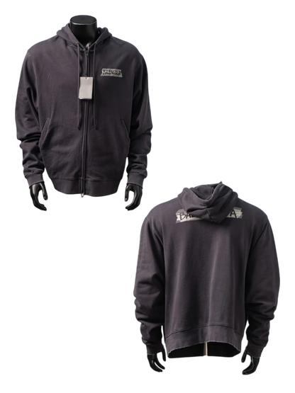 BALENCIAGA OVERSIZED DISTRESSED ZIP-UP HOODIE – 1:1 HIGH END