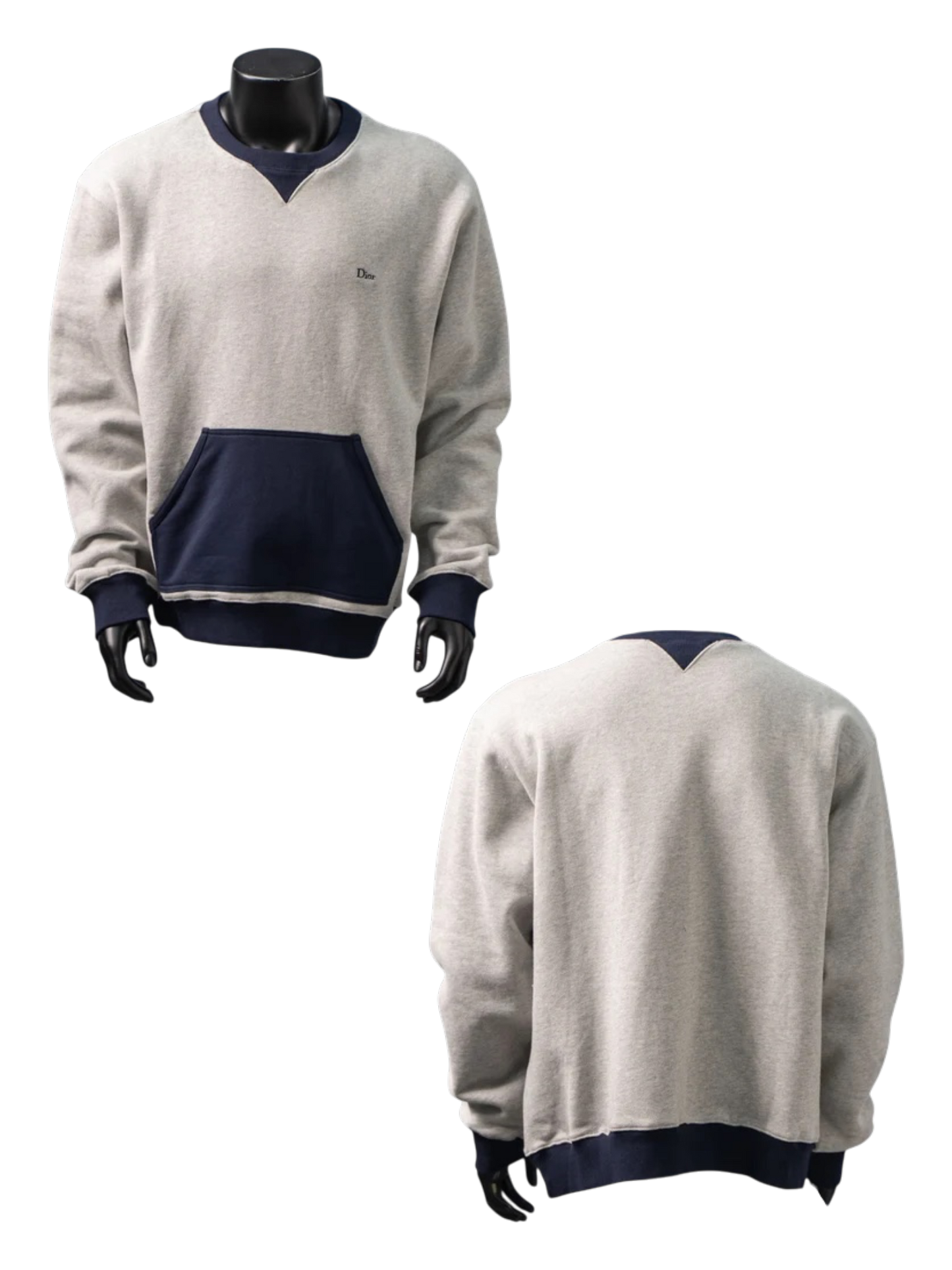 DIOR CD COLOR BLOCK CREWNECK SWEATSHIRT – 1:1 HIGH END