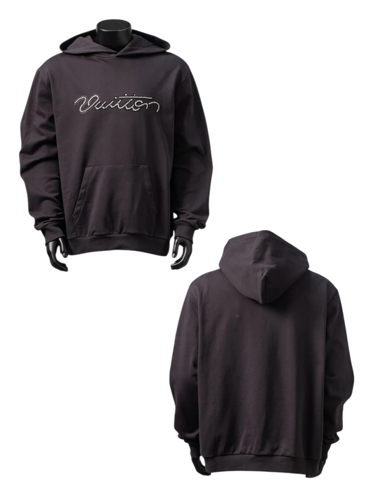 LOUIS VUITTON PEARL EMBROIDERED HOODIE – 1:1 HIGH END