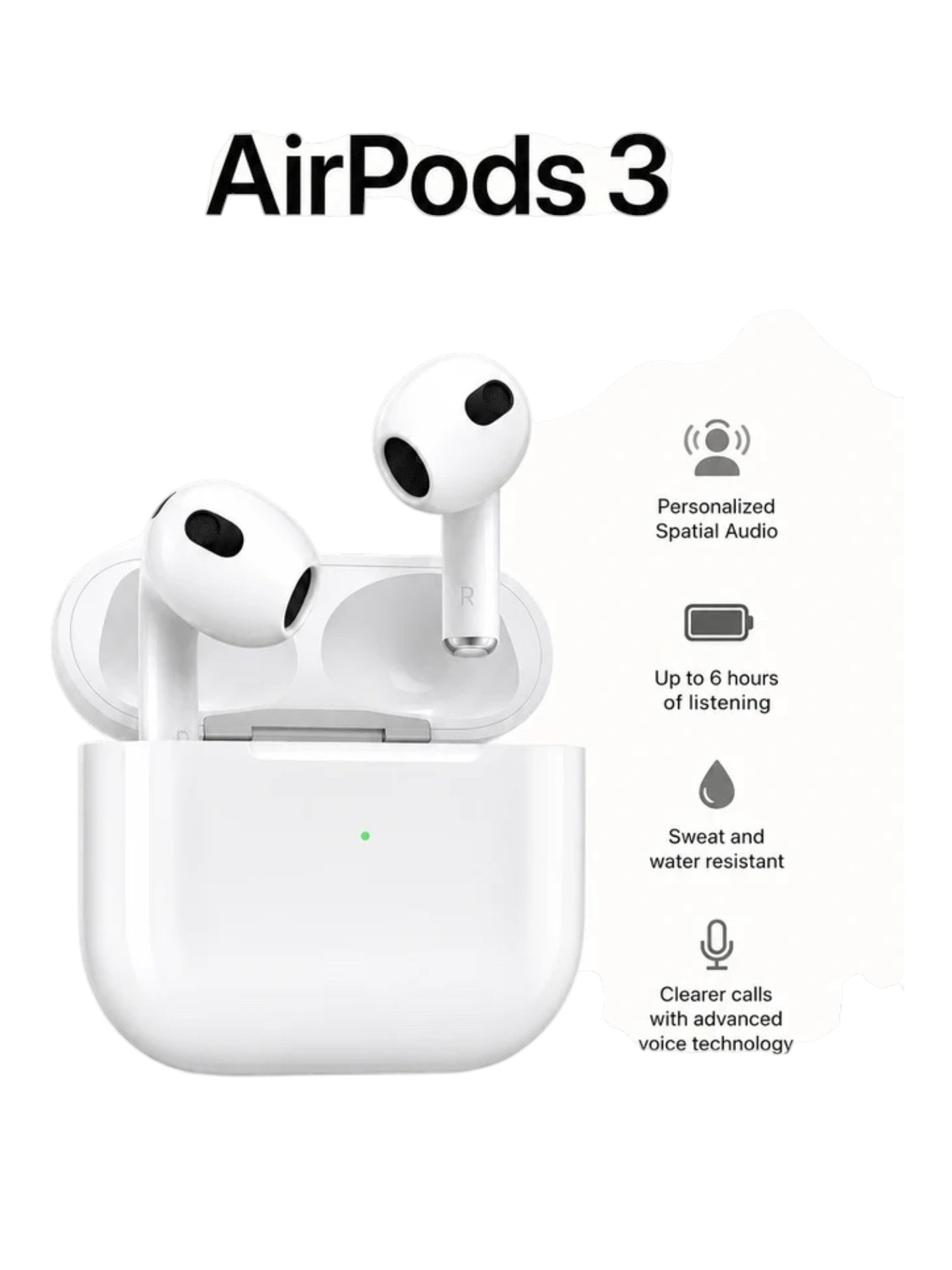 APPLE AIRPODS COLLECTION – AIRPODS 2 / 3 / 4 / 4 ANC / PRO 2 / PRO 3 – FULL SET