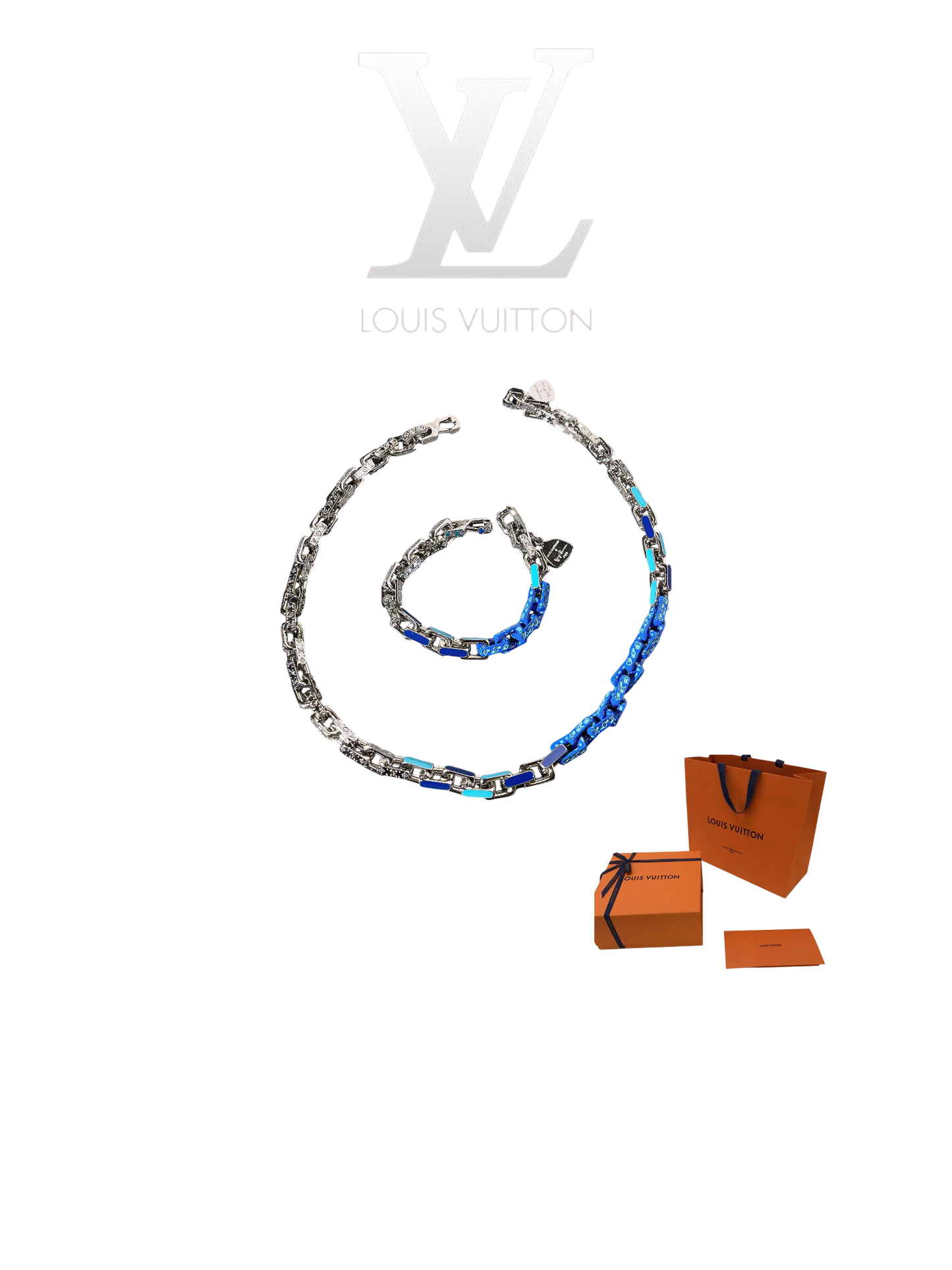 LOUIS VUITTON MONOGRAM BAMBOO BRACELET/NECKLACE  – Full Set  - 1:1 HIGH END