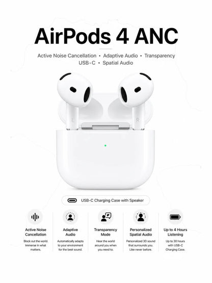 APPLE AIRPODS COLLECTION – AIRPODS 2 / 3 / 4 / 4 ANC / PRO 2 / PRO 3 – FULL SET