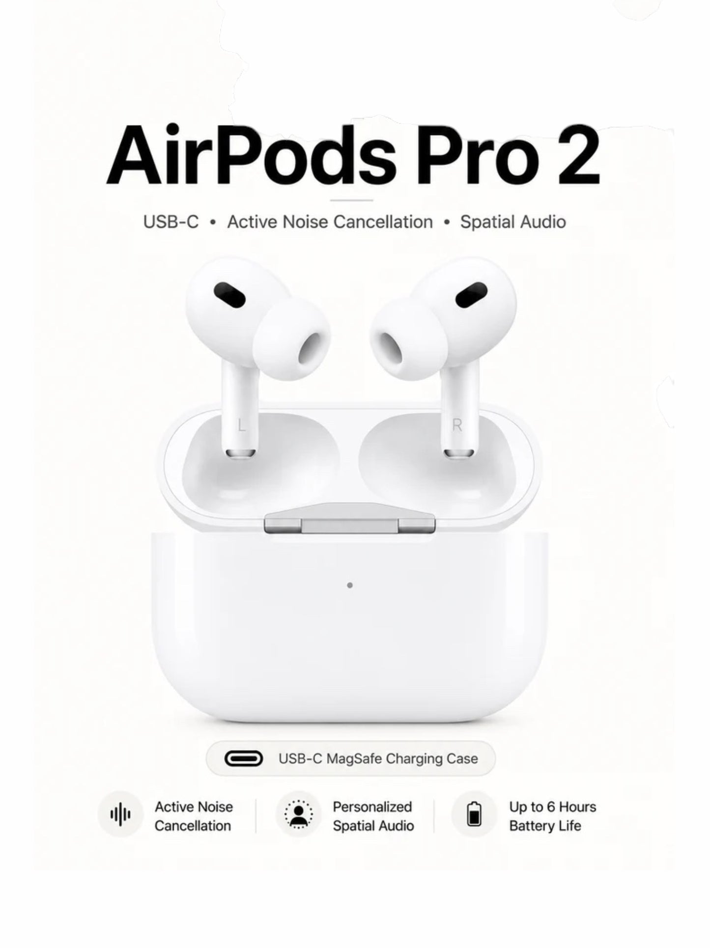 APPLE AIRPODS COLLECTION – AIRPODS 2 / 3 / 4 / 4 ANC / PRO 2 / PRO 3 – FULL SET