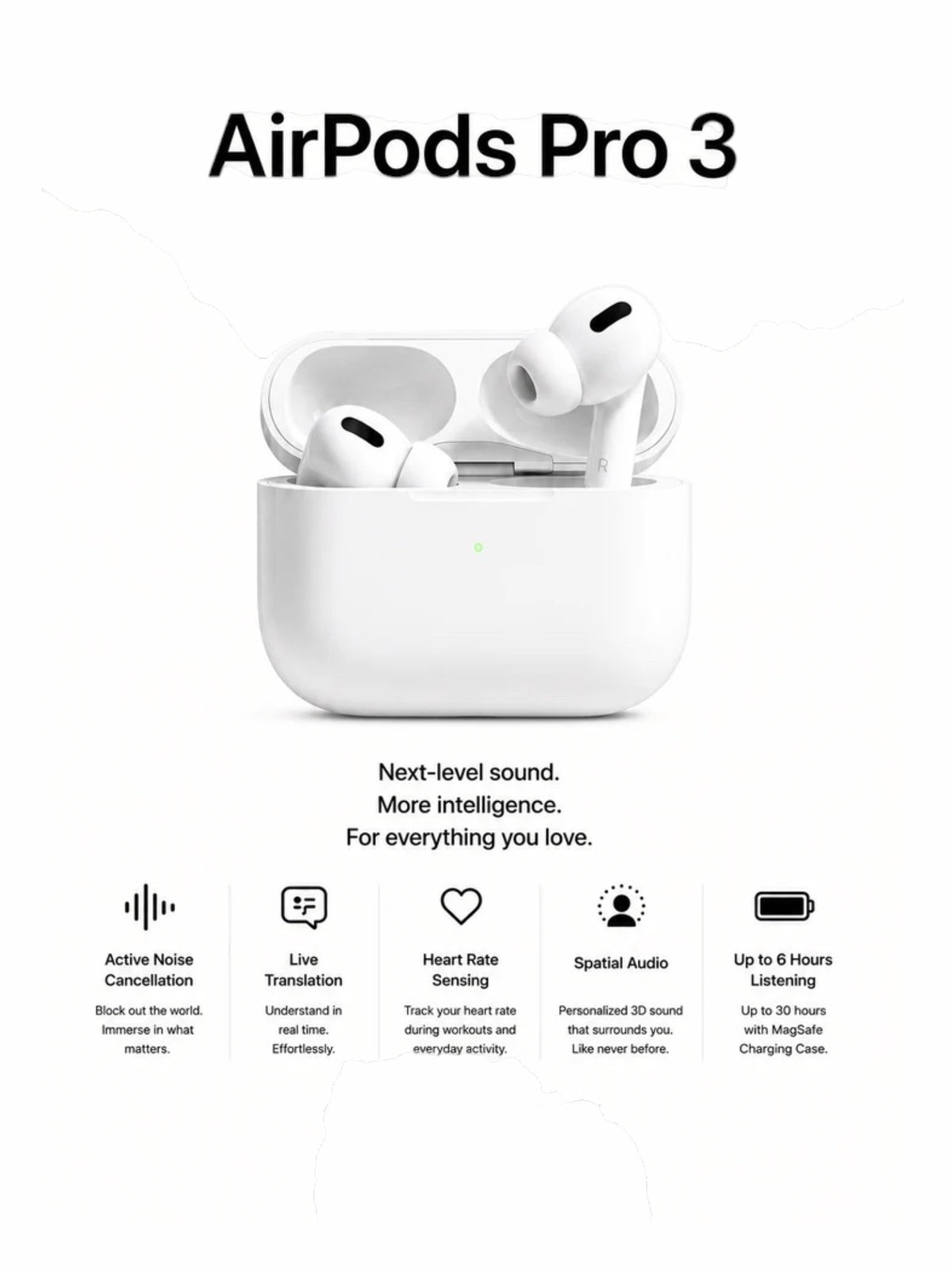 APPLE AIRPODS COLLECTION – AIRPODS 2 / 3 / 4 / 4 ANC / PRO 2 / PRO 3 – FULL SET