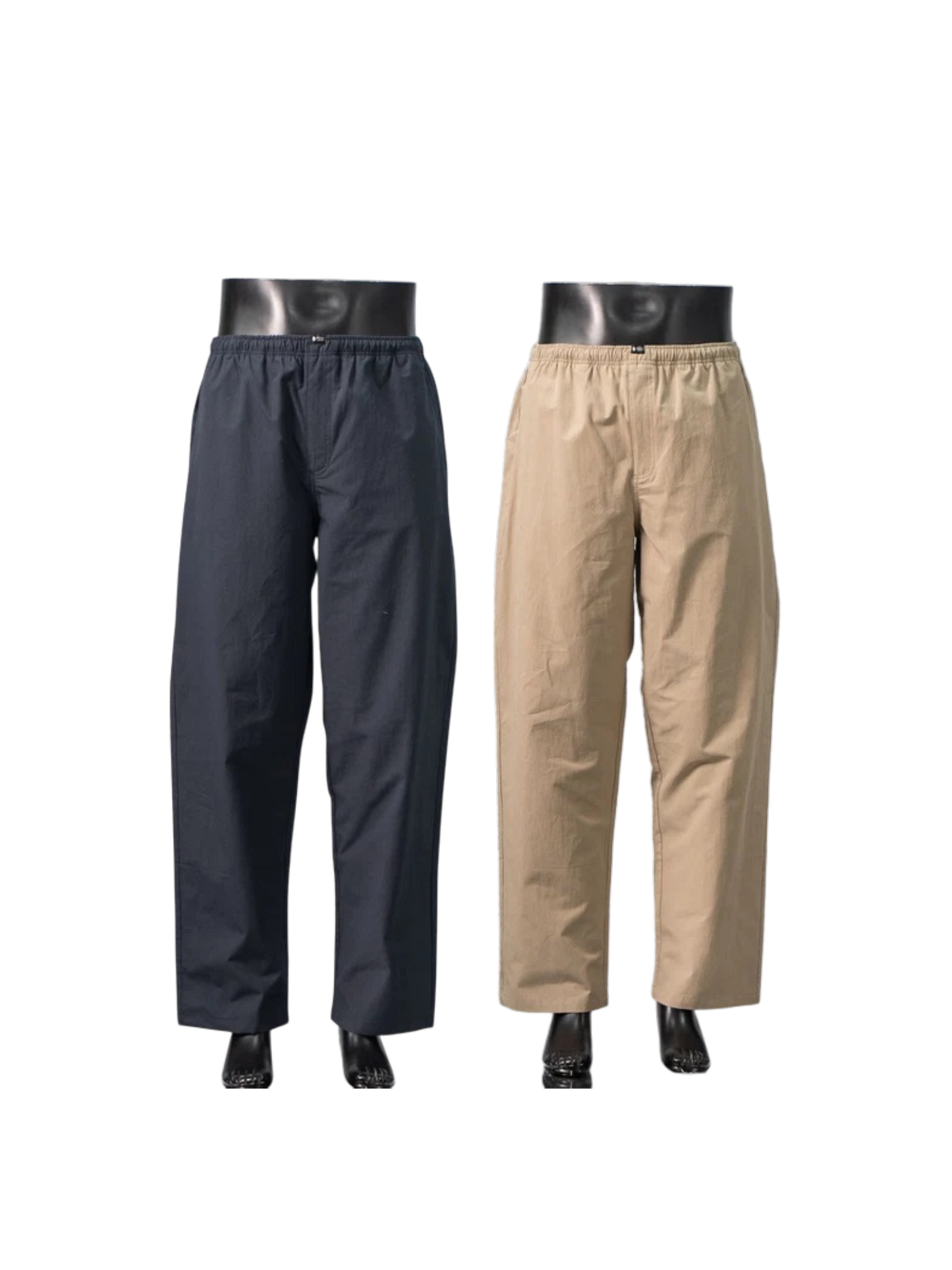 PRADA TWO-TONE LETTER LOGO LINEN-COTTON CASUAL TRACK PANTS – 1:1 HIGH END