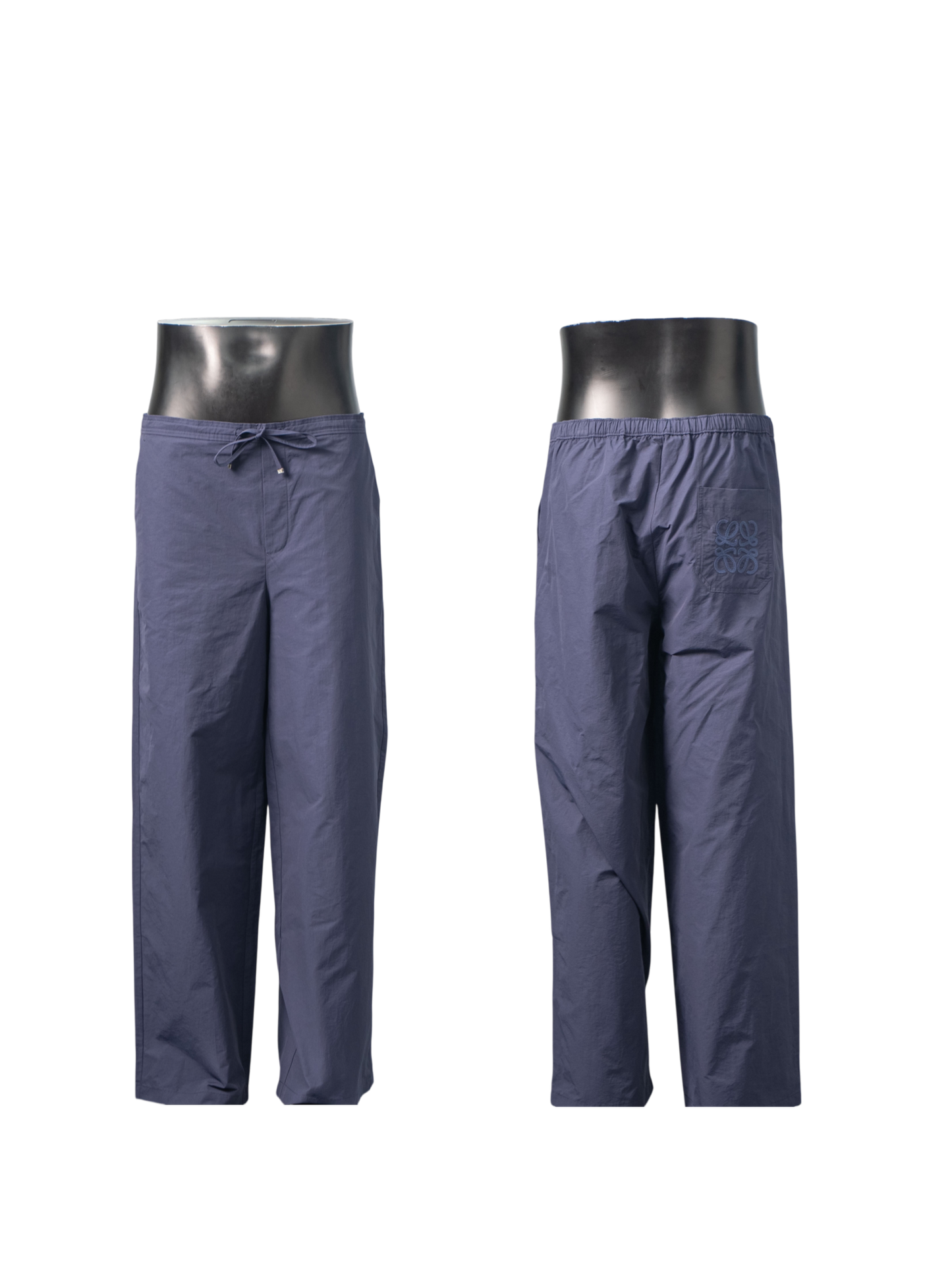 LOEWE ANAGRAM EMBROIDERED DRAWSTRING TROUSERS– 1:1 HIGH END
