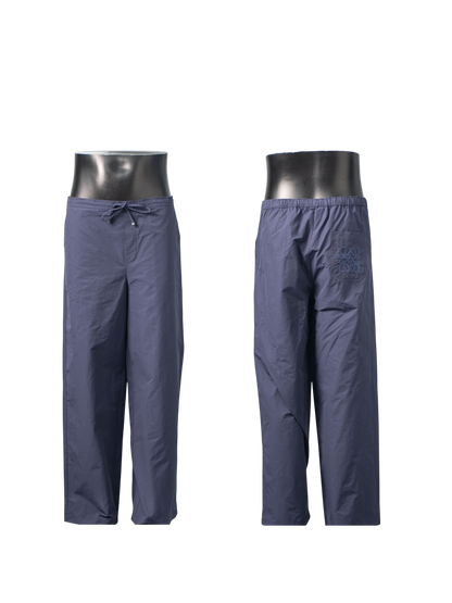 LOEWE ANAGRAM EMBROIDERED DRAWSTRING TROUSERS– 1:1 HIGH END