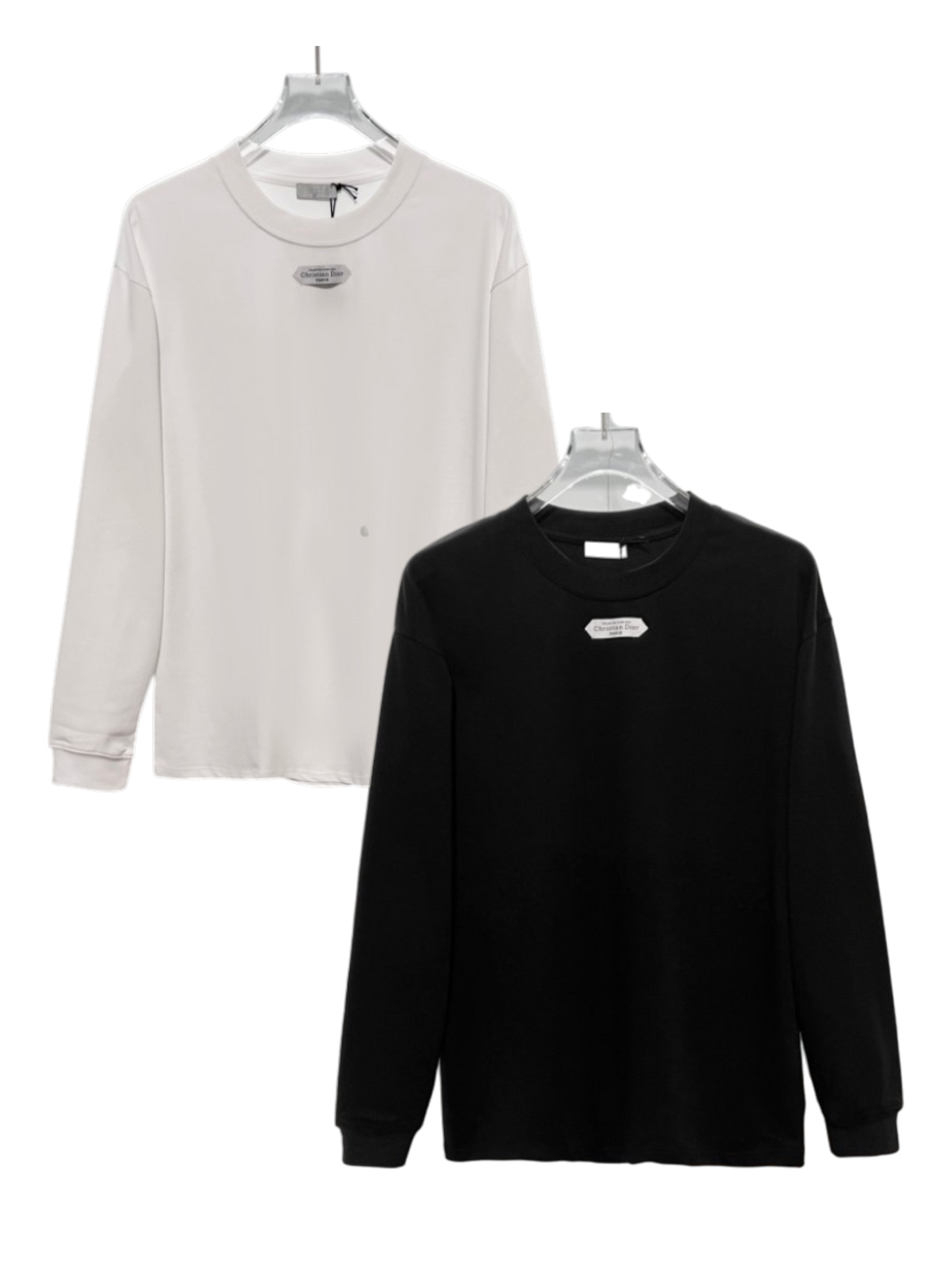 LOEWE 2026FW ANAGRAM EMBROIDERED SIGNATURE LONG SLEEVE T-SHIRT – 1:1 HIGH END