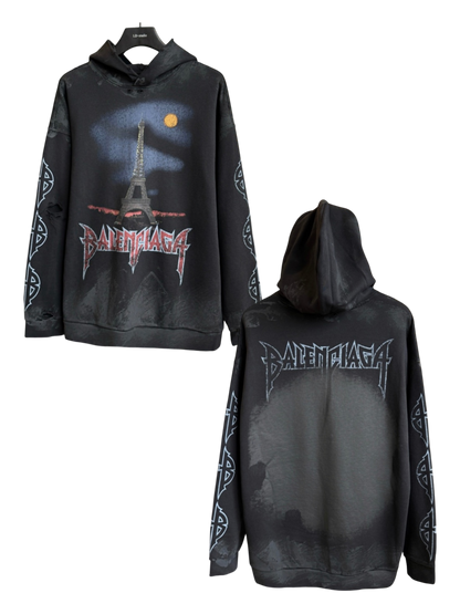 BALENCIAGA PARIS MOON 460G HEAVYWEIGHT HOODIE– 1:1 HIGH END
