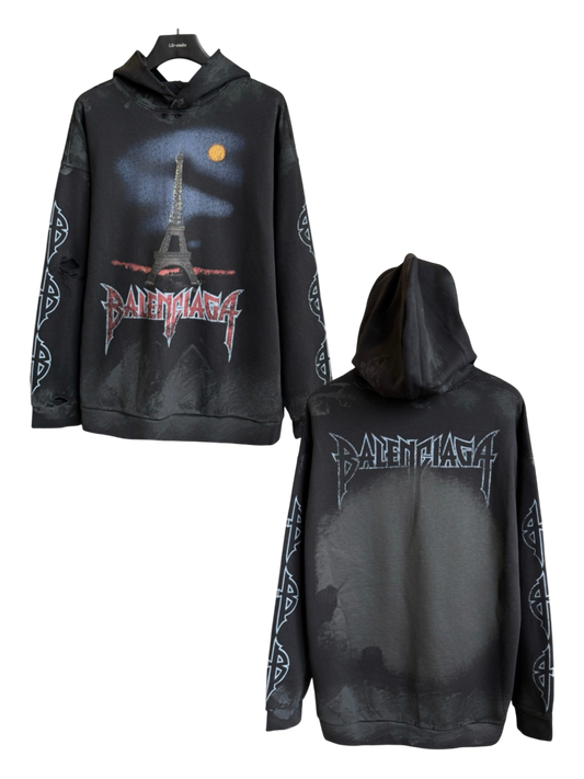 BALENCIAGA PARIS MOON 460G HEAVYWEIGHT HOODIE– 1:1 HIGH END