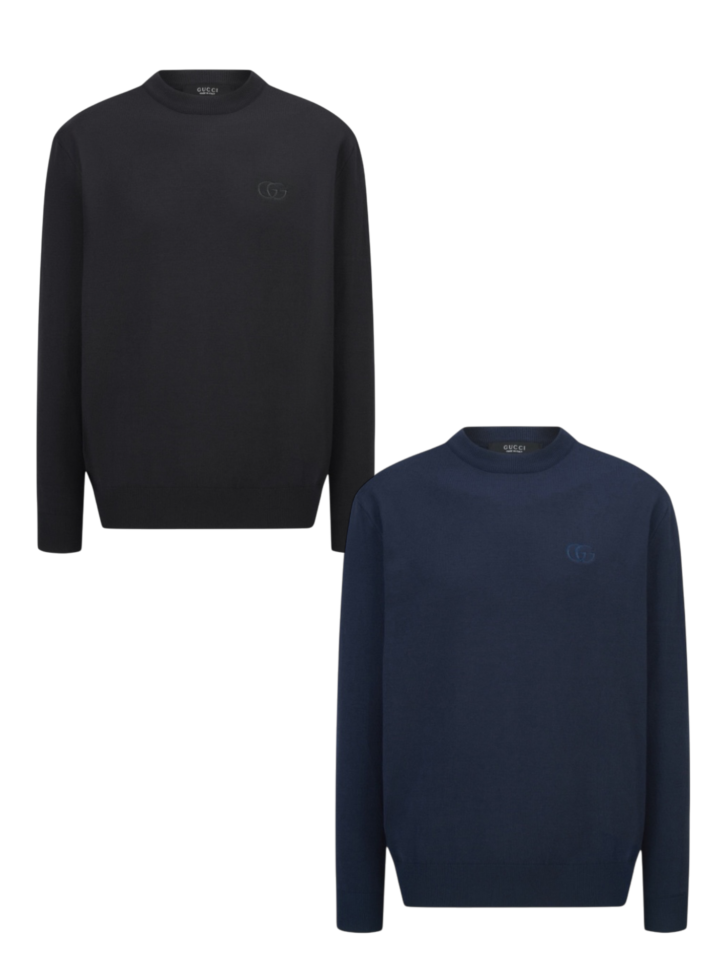 GUCCI 2026SS INTERLOCKING GG EMBROIDERED WOOL KNIT SWEATER – 1:1 HIGH END