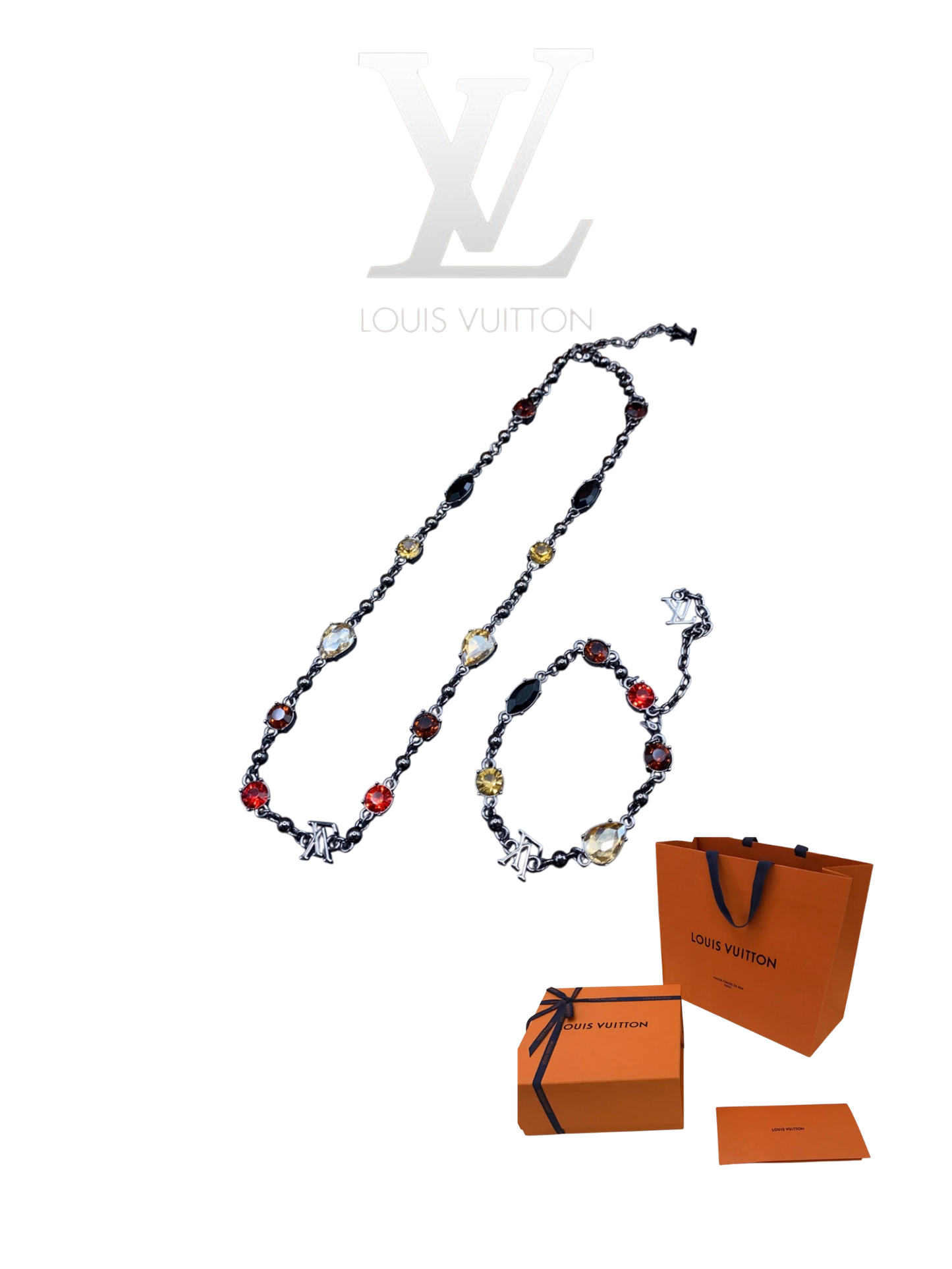 LOUIS VUITTON LV LIGHT BRACELET/NECKLACE  – Full Set  - 1:1 HIGH END