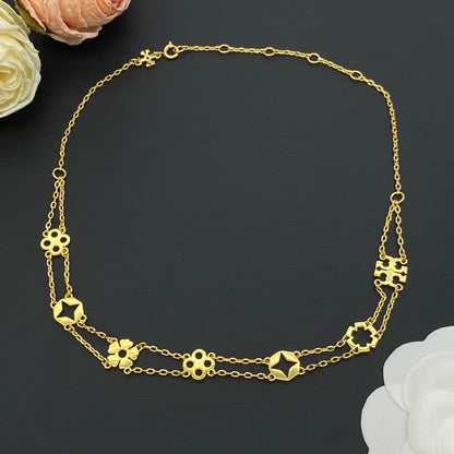 LOUIS VUITTON MONOGRAM FLOWER NECKLACE – Full Set - 1:1 HIGH END