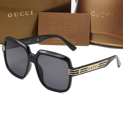 GUCCI GEOMETRIC LOGO SUNGLASSES – FULL SET – 1:1 HIGH END