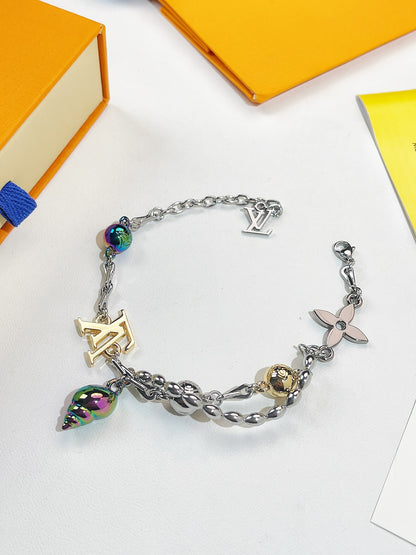 LOUIS VUITTON LV SHELL BRACELET/NECKLACE  – Full Set  - 1:1 HIGH END
