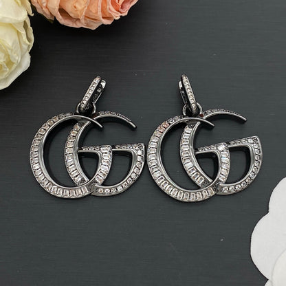 GUCCI GG MARMONT CRYSTAL EARRINGS – Full Set - 1:1 HIGH END