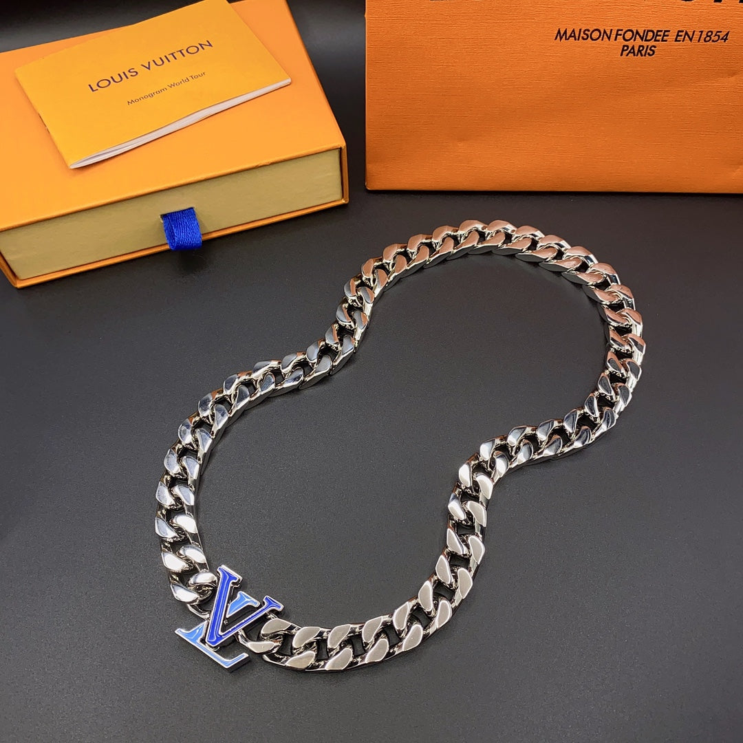 LOUIS VUITTON COLLIER LV BRACELET/NECKLACE  – Full Set  - 1:1 HIGH END
