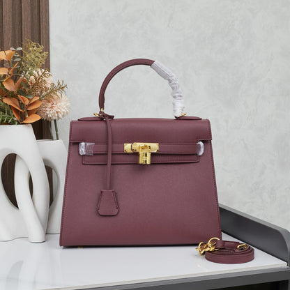 HERMÈS SCHULTERTASCHE KELLY 28CM FEU RETOURNE GOLD - 1:1 HIGH END