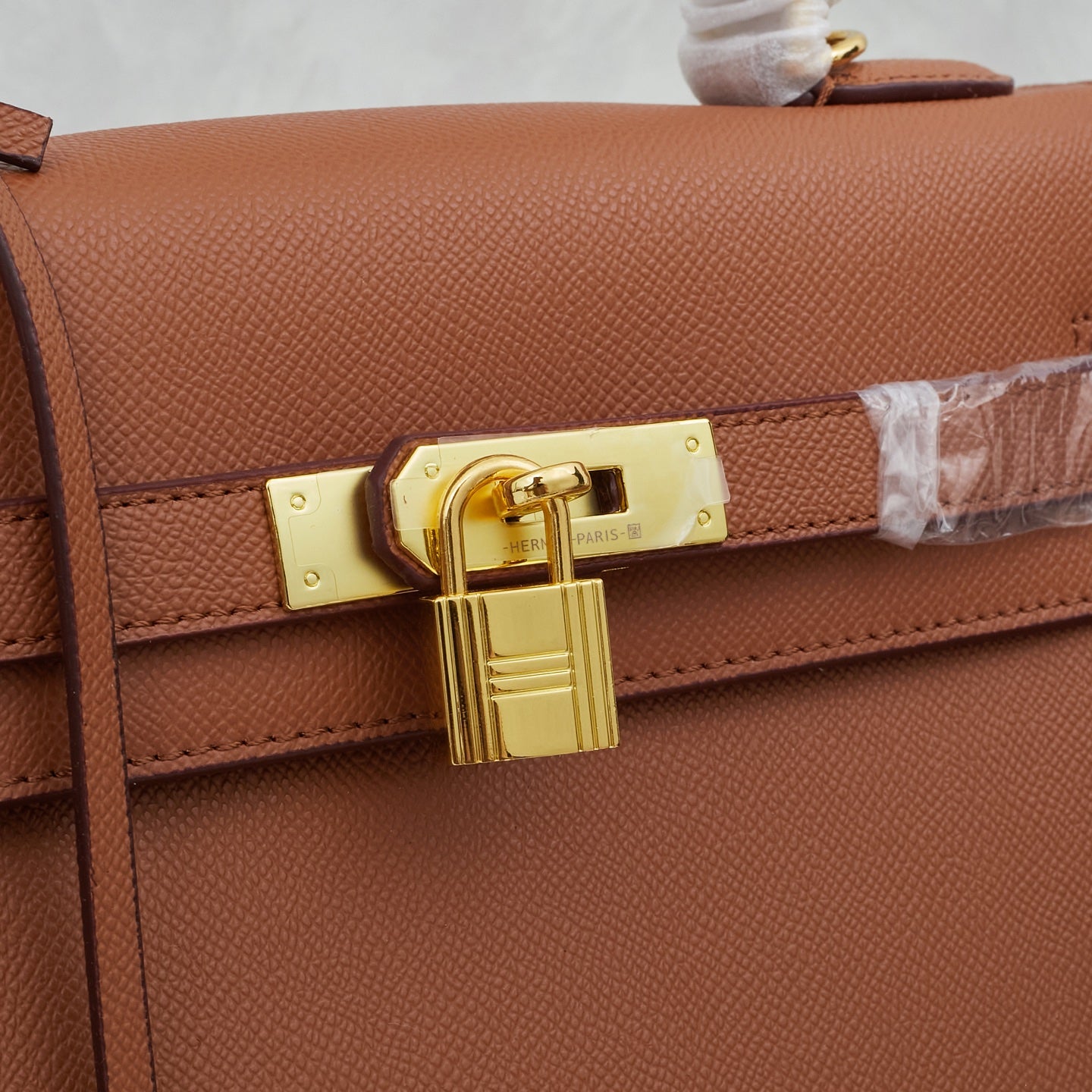 HERMÈS SCHULTERTASCHE KELLY 28CM FEU RETOURNE GOLD - 1:1 HIGH END