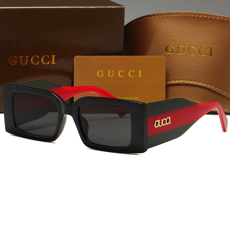GUCCI RECTANGULAR SUNGLASSES – FULL SET – 1:1 HIGH END