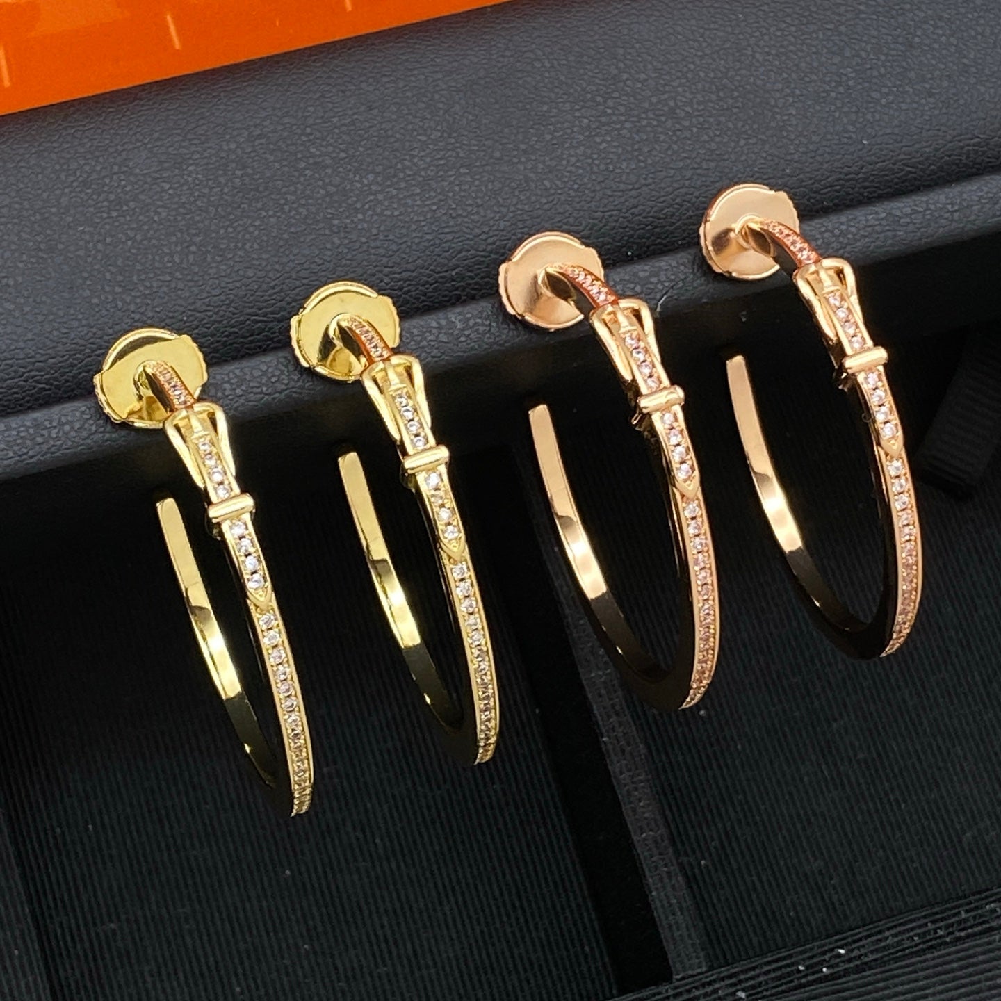 HERMÈS KELLY HOOP EARINGS – Full Set - 1:1 HIGH END