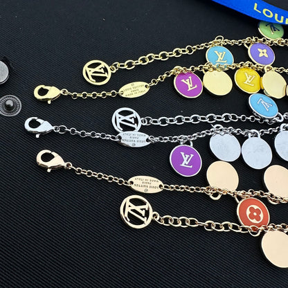LOUIS VUITTON CONFETTI NECKLACE / BRACELET – Full Set - 1:1 HIGH END