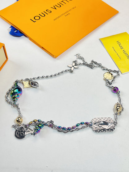 LOUIS VUITTON LV SHELL BRACELET/NECKLACE  – Full Set  - 1:1 HIGH END